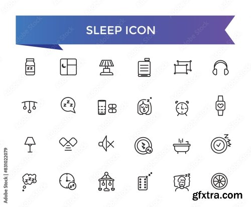 Sleep Icon Collection 7xAI