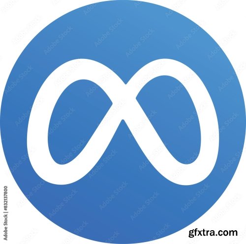 Meta Icon Logo Vector Social Media 10xAI