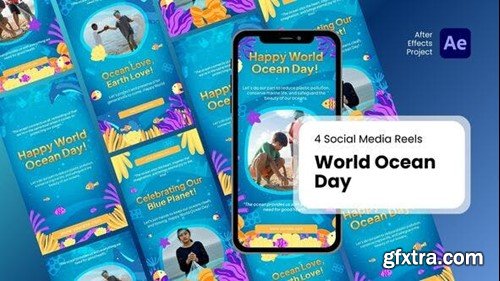 Videohive Social Media Reels - World Ocean Day After Effect Templates 52254963