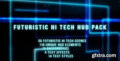 Videohive Futuristic Hi Tech HUD Pack 5997746