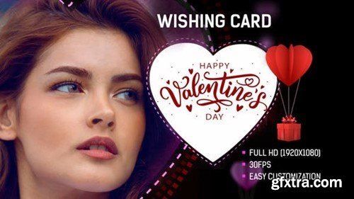 Videohive Valentine's Day Wishing Card 50273365