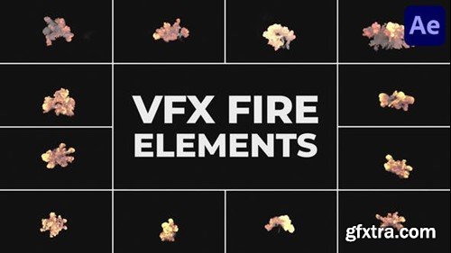 Videohive VFX Flames Elements for After Effects 52466129