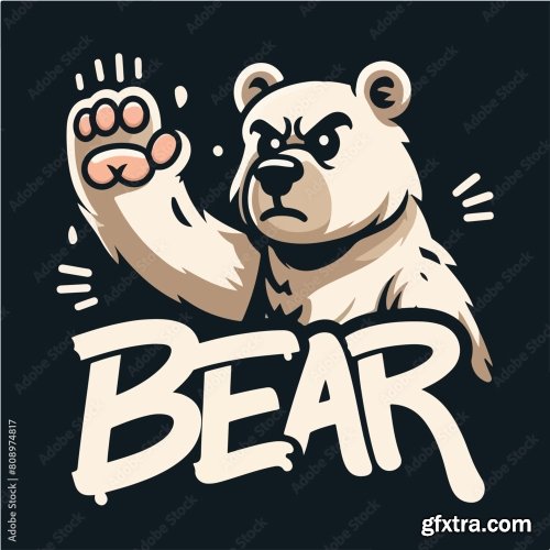 Bear With Tshirt Design Concept 25xAI