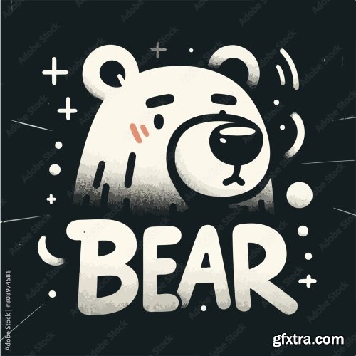 Bear With Tshirt Design Concept 25xAI