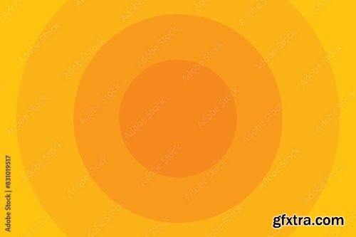 Abstract Modern Yellow Circle Background 4xAI