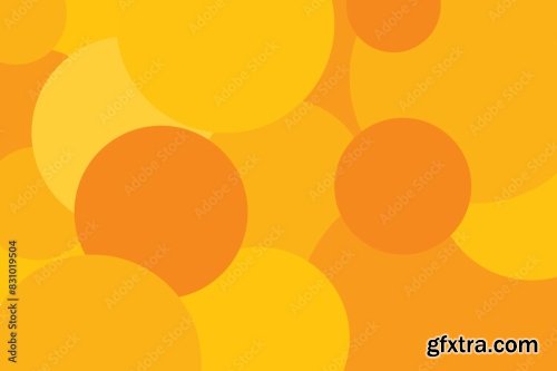 Abstract Modern Yellow Circle Background 4xAI
