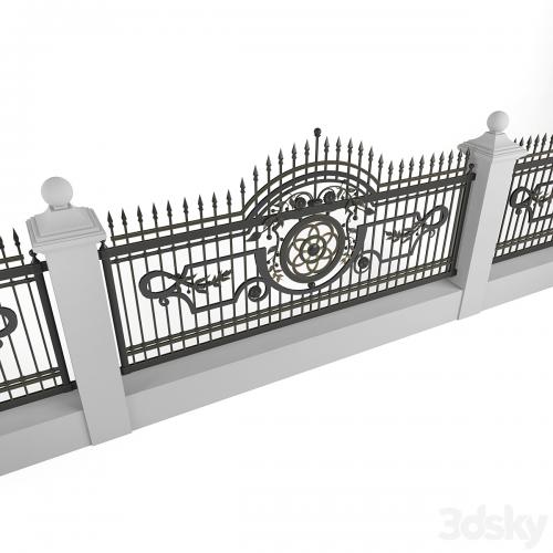 Forged fence 22