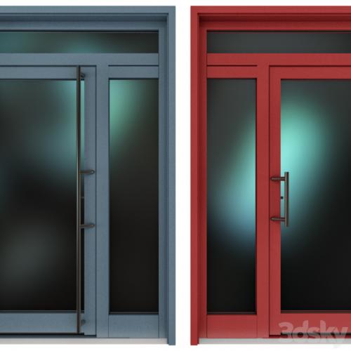 Metal fire doors