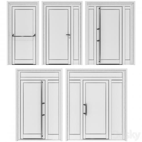 Metal fire doors