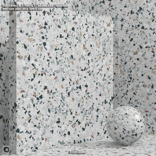 Material (seamless) - stone, terrazzo, quartzite set 143