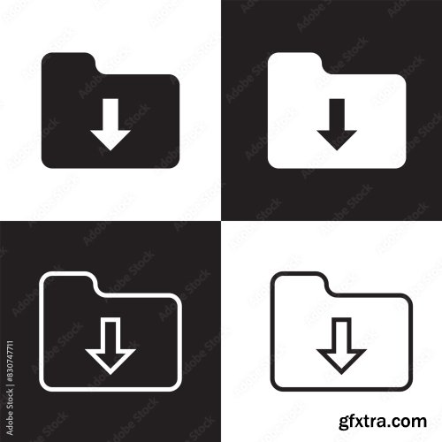 Download Folder Icon 12xAI
