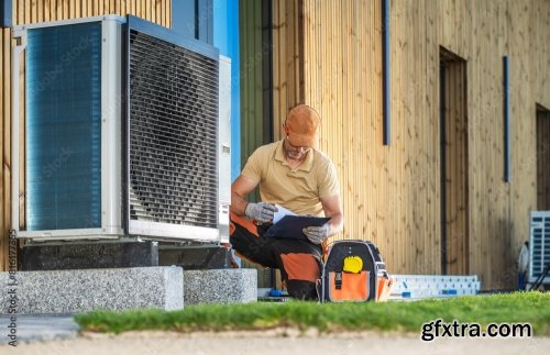 Technician Worker Fixing 6xJPEG