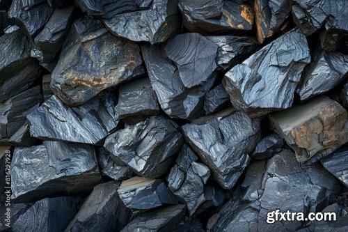 Highlighting The Textures Of Coal 6xJPEG