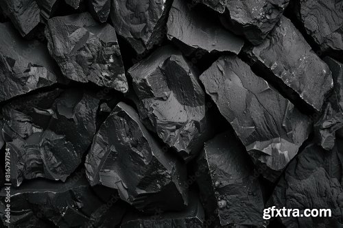 Highlighting The Textures Of Coal 6xJPEG