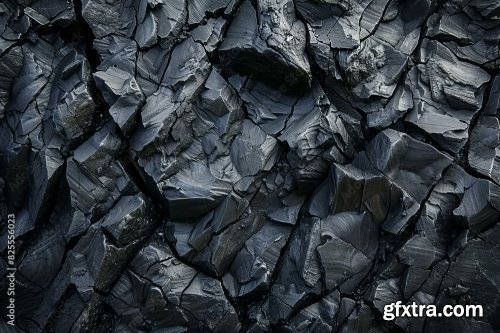 Highlighting The Textures Of Coal 6xJPEG