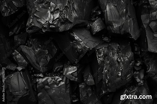 Highlighting The Textures Of Coal 6xJPEG