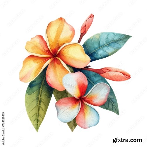 Watercolor Vector Illustration 6 25xAI