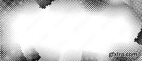 Grunge Halftone Gradient Background 2 25xAI