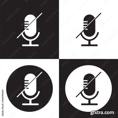 Microphone Mic Icon 12xAI