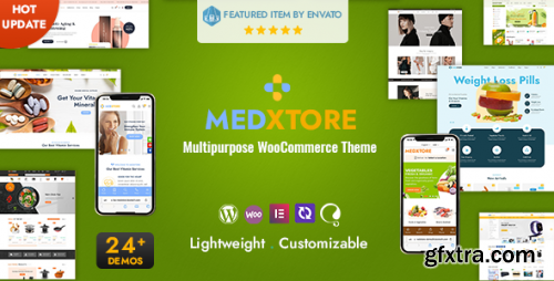 Themeforest - MedXtore – Responsive Multipurpose Elementor WooCommerce WordPress Theme 44388499 v2.7 - Nulled