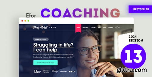 Themeforest - Efor - Coaching &amp; Online Courses WordPress Theme 22838389 v13.0.3 - Nulled