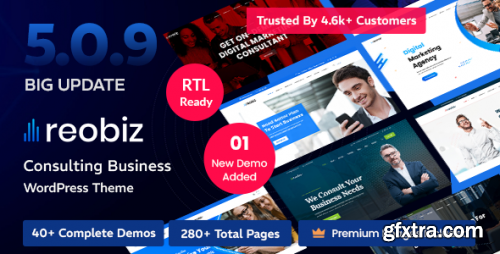 Themeforest - Reobiz - Consulting Business WordPress Theme 26702860 v5.0.9 - Nulled