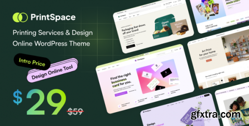 Themeforest - PrintSpace - Printing Services &amp; Design Online WooCommerce WordPress theme 49176208 v1.1.5 - Nulled