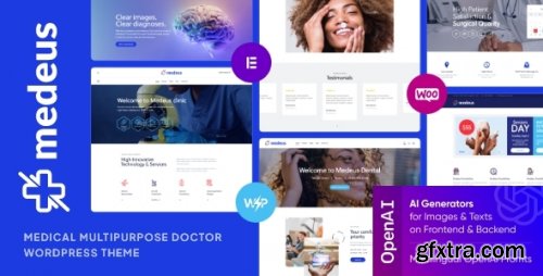 Themeforest - Medeus - Medical WordPress Theme 40453203 v1.8.0 - Nulled