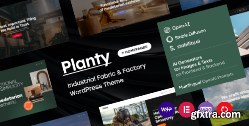 Themeforest - Planty - Fabric &amp; Factory Theme 38355217 v1.17 - Nulled