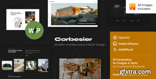 Themeforest - Corbesier -  Architecture WordPress Theme 36065419 v1.14 - Nulled