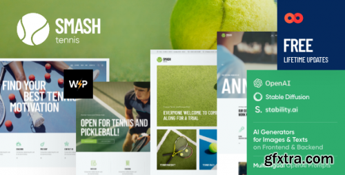 Themeforest - Smash - Tennis WordPress Theme 50560517 v1.2.0 - Nulled