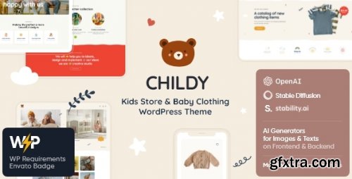 Themeforest - Childy — Kids Store &amp; Baby Clothing WordPress Theme 50659612 v1.3.0 - Nulled