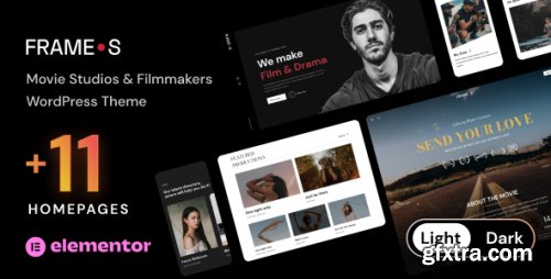 Themeforest - Frames - Movie Studios &amp; Filmmakers WordPress theme 33158147 v1.4.0 - Nulled