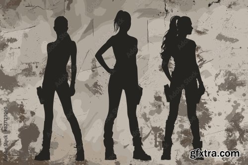 Silhouettes Women Concept 22xAI