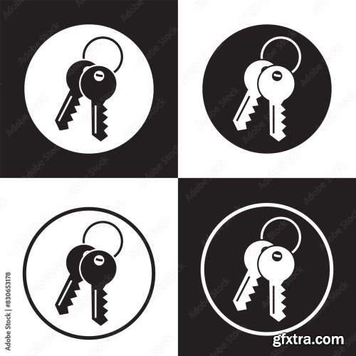 Key Icon Set 16xAI