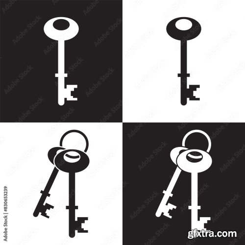 Key Icon Set 16xAI