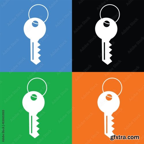 Key Icon Set 16xAI