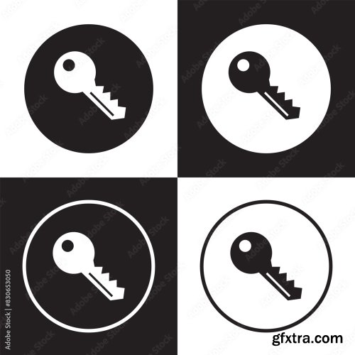 Key Icon Set 16xAI