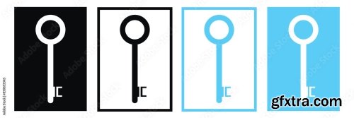 Key Icon Set 16xAI