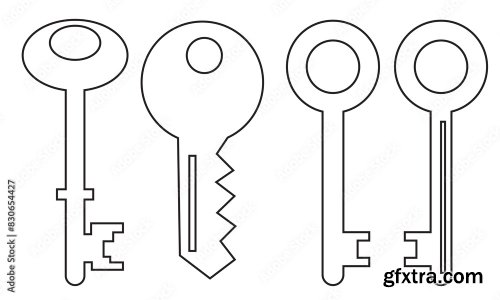 Key Icon Set 16xAI