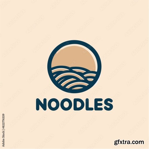 Noodle Logo With Noodle Text 25xAI