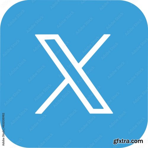 Twitter New X Logo Set 6xAI