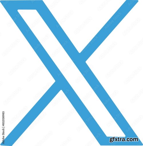 Twitter New X Logo Set 6xAI