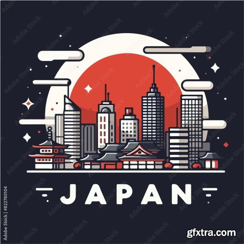 Japanese With A T-Shirt Design Concept - 5 16xAI
