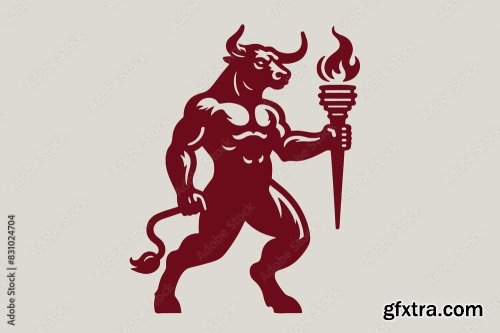 Minotaur Mythical Creature 7xAI