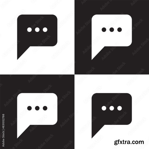 Comment Icon Speech Bubble Symbol 12xAI