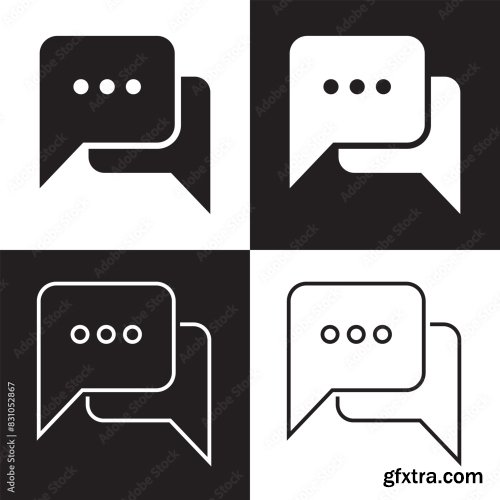 Comment Icon Speech Bubble Symbol 12xAI