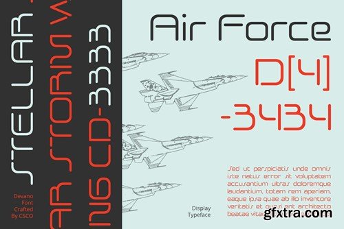 Devano – Futuristic Font VBZEMAK