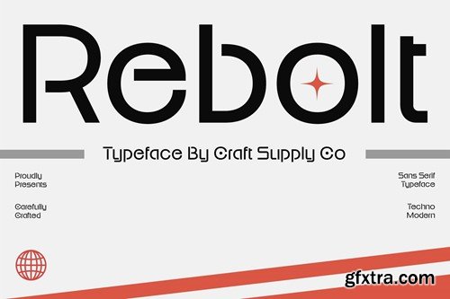 Rebolt – Futuristic Font L84VJSC