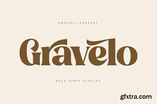 Gravelo Bold Serif Display TK5E8JZ